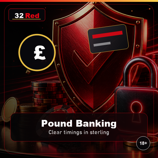 32Red pound banking and fast withdrawals